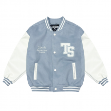 【限量現貨,售完預購】NTHU清大美式經典棒球外套_濛霧灰藍(兒童版) 【限量現貨,售完預購】NTHU清大美式經典棒球外套_濛霧灰藍(兒童版)